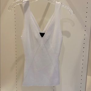 Intermix rib knit top